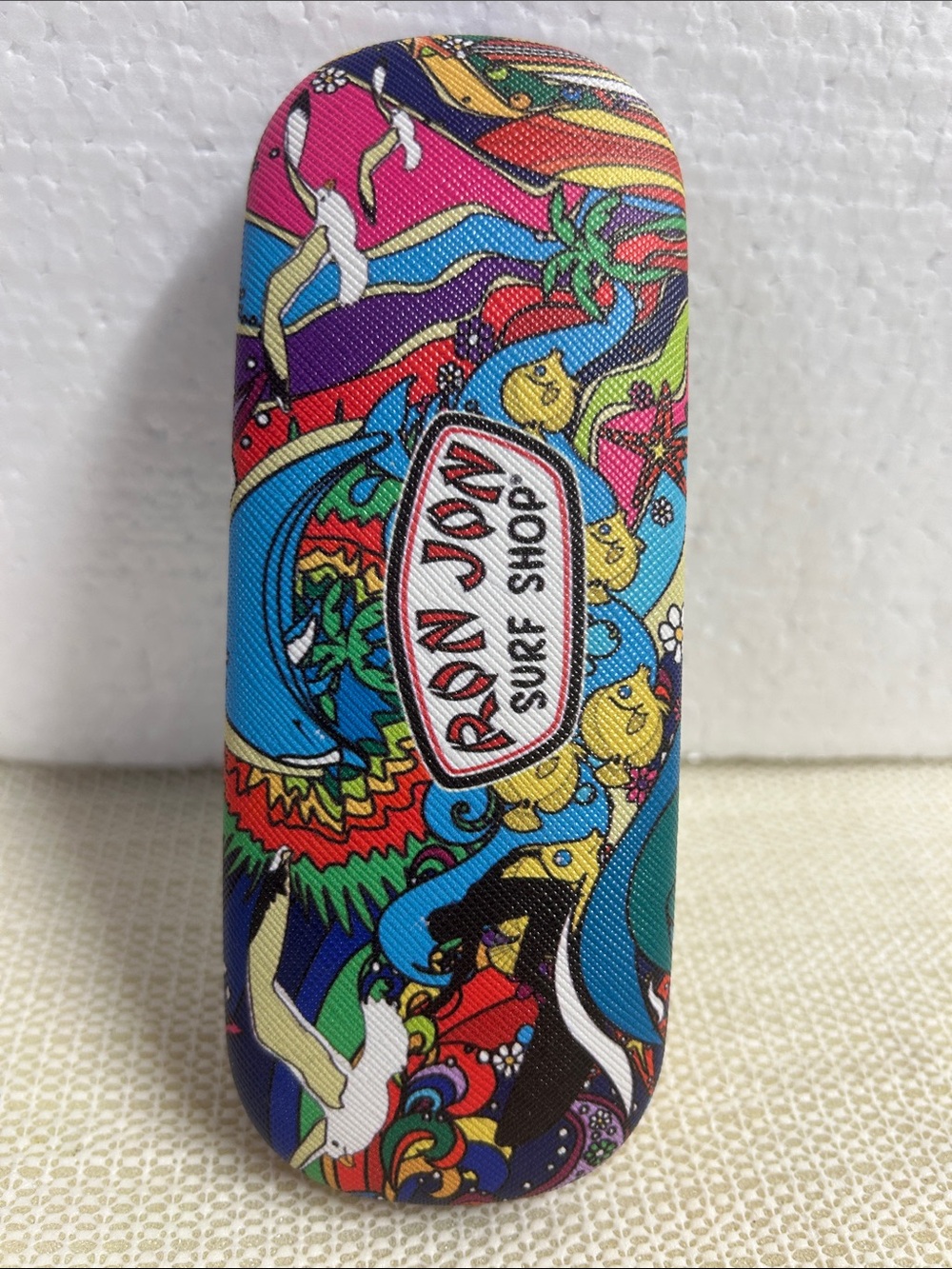 Ron Jon Multicolor Tropical Surf Eyeglass Case and Cloth - Picture 5 of 5